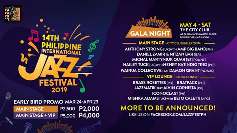 Philippine International Jazz Fest 2019:  Celebrating Cultural Fusion Through Groovy Rhythms and Electrifying Performances